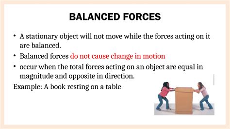 balanced  unbalanced force grade  physics pptx