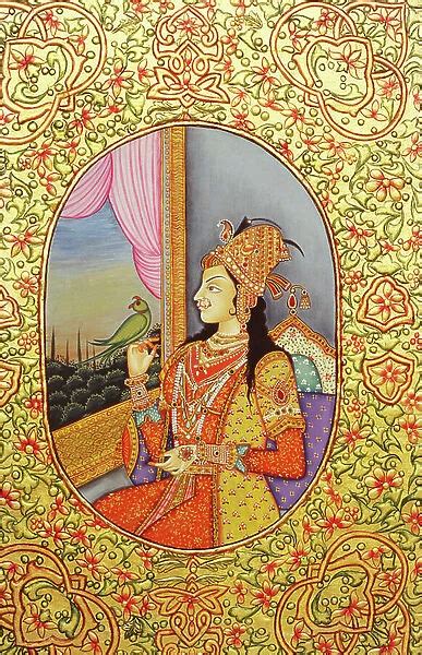 Mughal Princess Mumtaz Mahal Miniature Painting Our Beautiful Wall Art