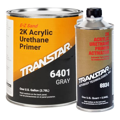 Transtar 6401 Ez Sand 2k Acrylic Urethane Gray Primer Kit W Activator Gallon Ebay