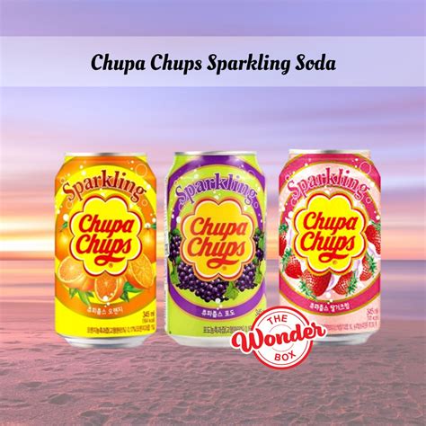 Chupa Chups Sparkling Soda 345ml (Korea Imported) | Shopee Malaysia