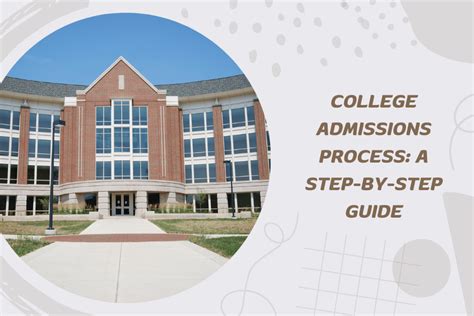 Navigating The College Admissions Process A Step By Step Guide