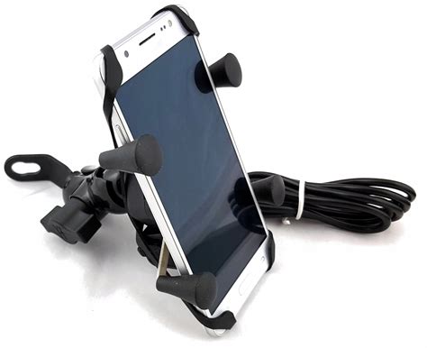 UCHWYT X NA TELEFON SKUTER MOTOR MOTOCYKLOWY NA GUMKI ELASTYCZNY