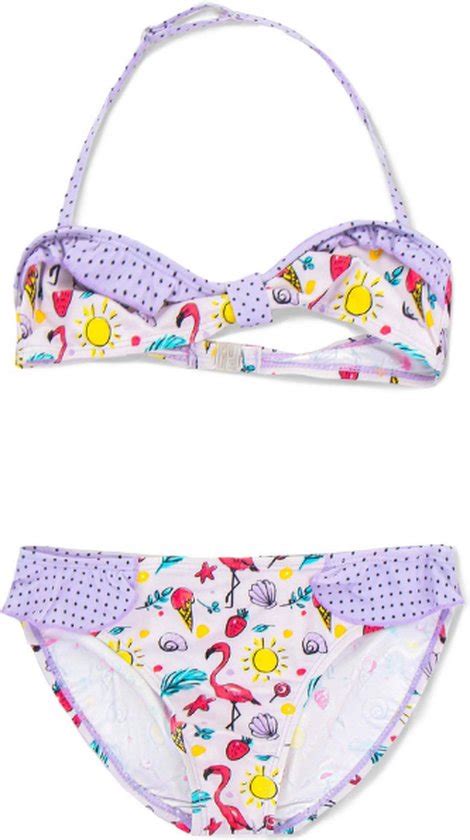 Meisjes Bikini Happyday Lila Maat 6 Jaar 116 Cm Bol
