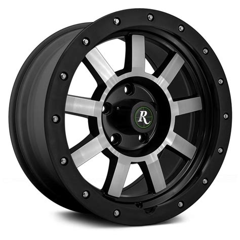 Remington® Target Wheels Satin Black With Machined Face Rims