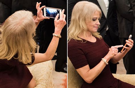 Kellyanne Conway Addresses Kneeling On Oval Office Couch