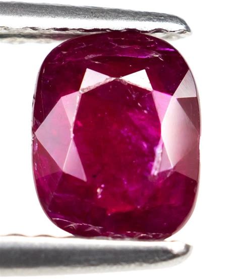 No Reserve Deep Red Mozambique Ruby Ct Catawiki