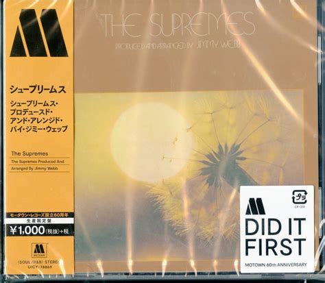 The Supremes The Supremes Produced And Arranged By Jimmy Webb Japan