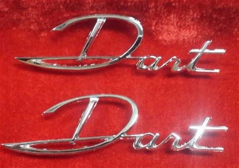 Sell 1963 DODGE DART QUARTER PANEL EMBLEM SET REPRODUCTION in ISTANBUL ...