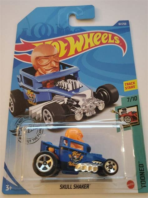 Amazon Hot Wheels Tooned Skull Shaker Blue Toys Games