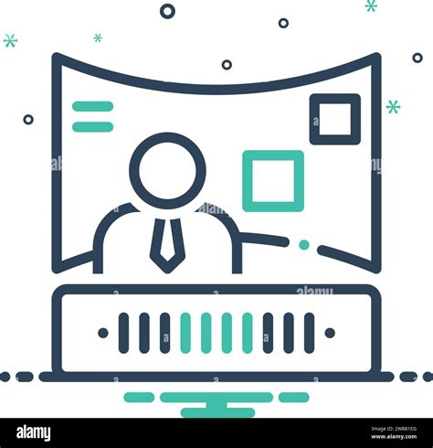Icon For Exhibitorsdemonstrator Stock Vector Image And Art Alamy