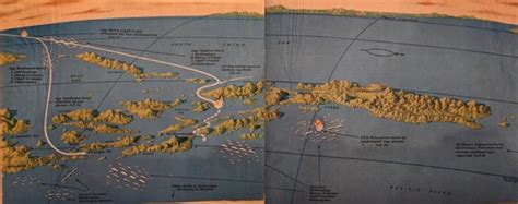 Map of the Battle of Surigao Strait (24-25 October 1944), which was part of the larger Battle of ...