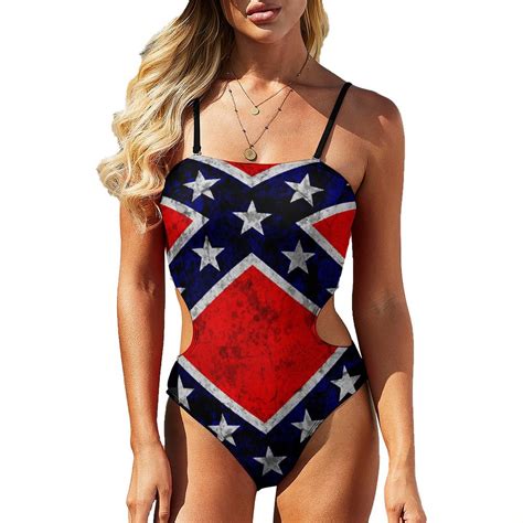 Sweet Southern Belle Cut Out Sides One Piece Swimsuit - New Texas Republic