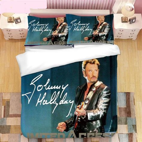 Parure De Lit Johnny Hallyday Avec Sa Signature Ma Parure