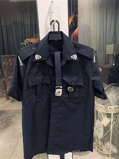 Kadet Polis Uniform Belt Men S Fashion Tops Sets Formal Shirts On