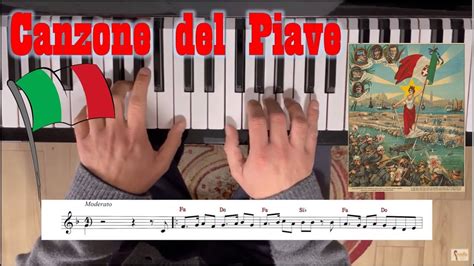 La Leggenda Del Piave Canzone Patriottica Italiana Pianoforte Con