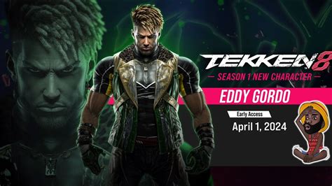 Tekken 8 Eddy Gordo Gameplay Trailer And Amazing 1st Dlc Youtube