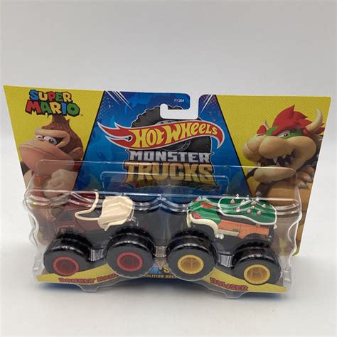 Hot Wheels Monster Trucks Demolition Doubles Donkey Kong Bowser Toys Hub