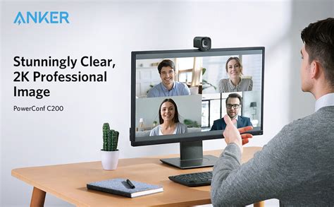 Anker PowerConf C200 2K USB Webcam, Webcam for Laptop, Computer Camera ...