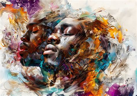 Black Art Black Men Wall Art LGBTQ Art Gay Art Gay Couple Digital Art AI Art Gay Poster