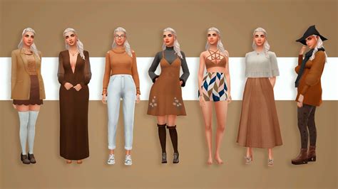 Ts4 Lookbook Sweet Peach Dreams Sims 4 Sims 4 Clothing Sims 4