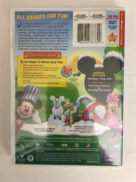 Mickey Mouse Clubhouse Choo Choo Express Dvd 2009 Rare Vintage Ship N 24 Hours Dvd Hd Dvd