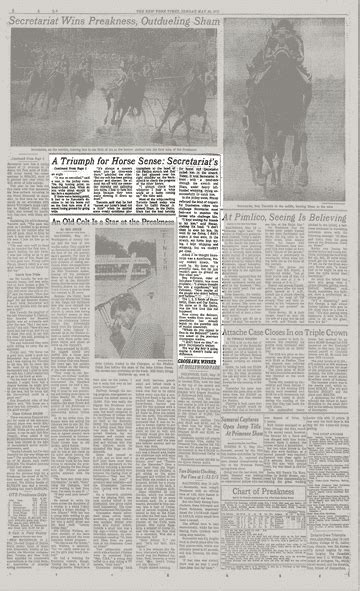 Secretariat ‘Told’ Jockey How He Wanted to Win It - The New York Times