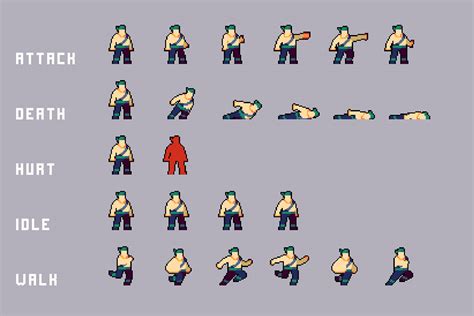 Basement Enemies Pixel Art Sprite Pack On Behance