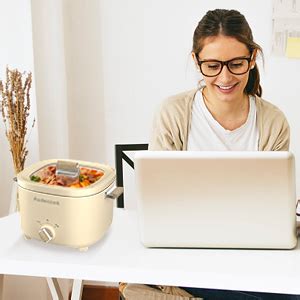 Amazon Audecook Hot Pot Electric 2 5L Portable Nonstick Multicooker Shabu Shabu Pot