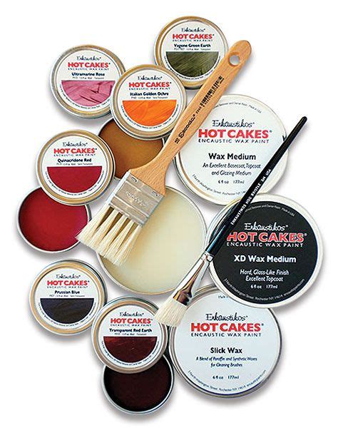 Enkaustikos Hot Cakes Encaustic Paint Glazing Set Set Of Colors Ml Tins Blick Art