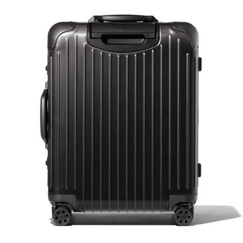 Original Cabin Plus Aluminum Suitcase Black Rimowa