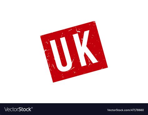 Uk Rubber Stamp Seal Royalty Free Vector Image