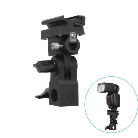 Pcs Meking Flash Hot Shoe Speedlite Umbrella Mount Holder Swivel For Light Stand Flash Bracket