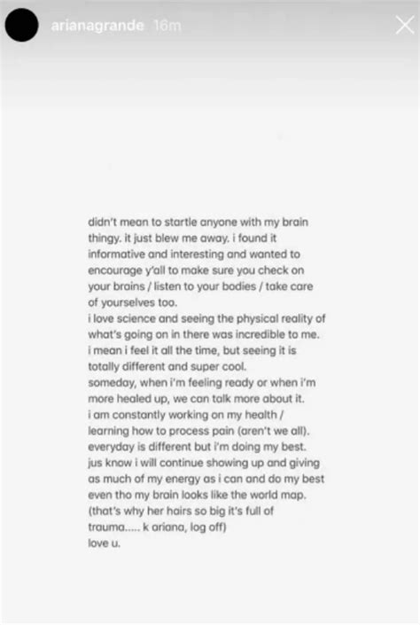 Ariana Grande shocking brain scan reveals brutal impact of years of