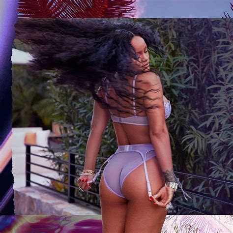 Rihanna Fantastic Ass In Sexy Panties For Savage X Fenty Summer