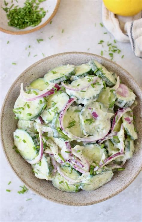 Creamy Cucumber Yogurt Salad Recipe • Ciao Florentina