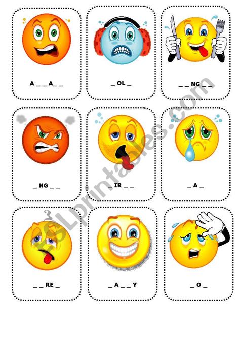 Feelings Flashcards 1 Esl Worksheet By Cerix64
