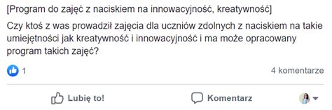 Zaj Cia Rozwijaj Ce Kreatywno Z Czym To Je Karolina K Pska