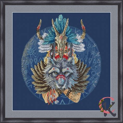 Wolf Totem Cross Stitch Pattern Code Sko Sophia Komkova Buy