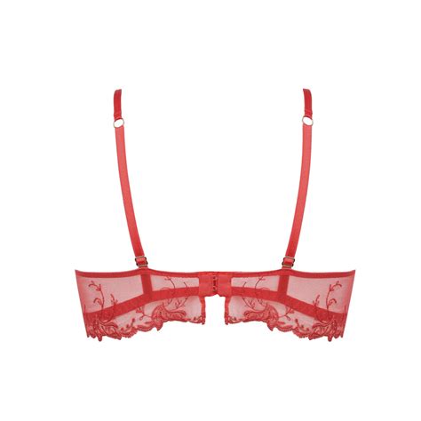 Lise Charmel lingerie Source Beauté Balcony bra red ACH Italian Design Fashion Beauty
