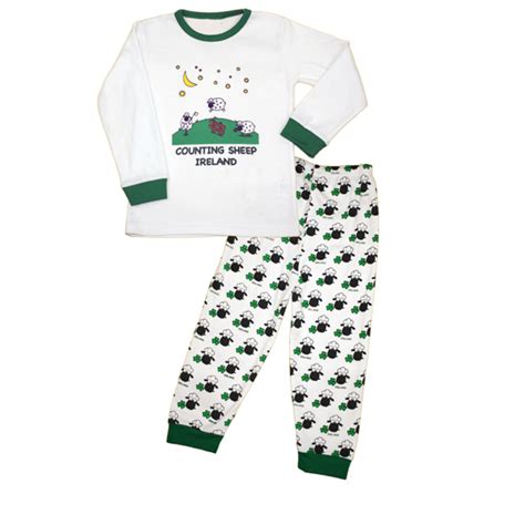 Irish Sheep Kids Pijama Shamrocktcom