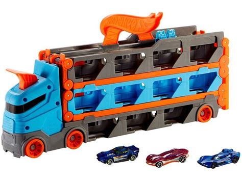 Caminh O De Brinquedo Hot Wheels City Guincho Pista De Corridas Roda Livre Mattel Pe As
