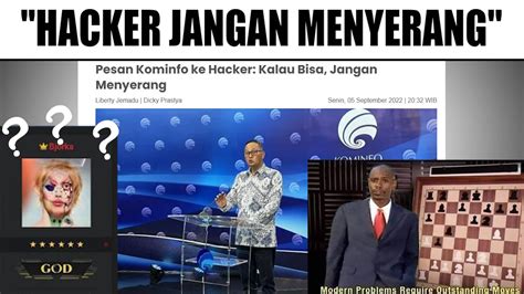 Pesan Kominfo Ke Hacker Kalau Bisa Jangan Menyerang Youtube