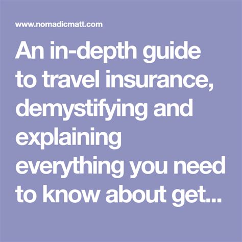 Travel Insurance Guide