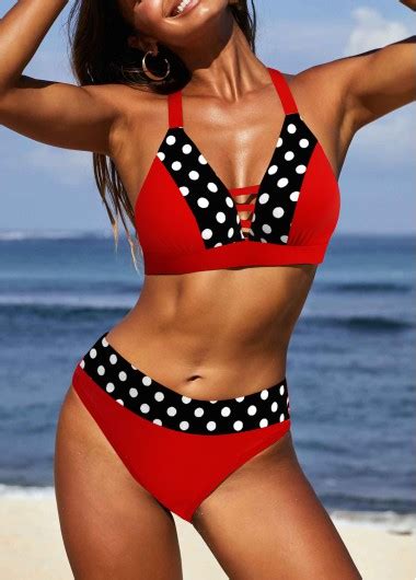 Fashion Attractive Swimwear Sexy Bikini Swimsuits ROSEWE