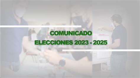 Comunicado Elecciones 2023 2025 Colegio De Ingenieros Civiles De Honduras