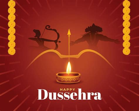 dussehra wishes background with lord rama killing ravana 36888418 ...