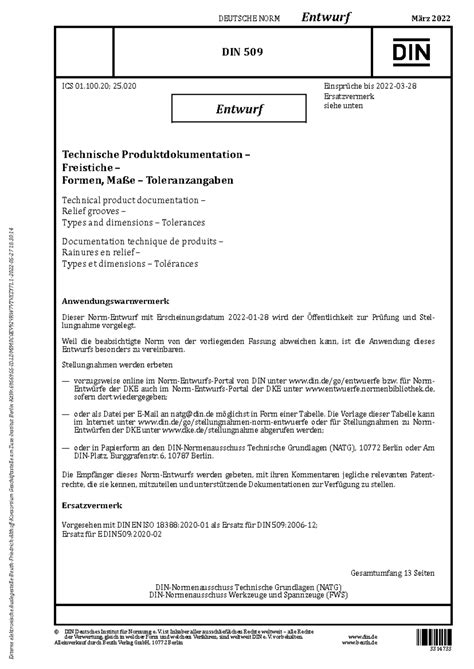 DIN 76-1 - Norm für Wellenende - DEUTSCHE NORM August DIN Deutsches
