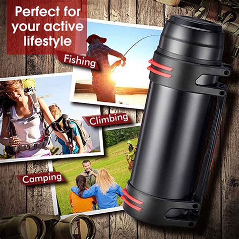 L Portable Vacuum Flask Insulated Hot Water Bottle Ido Lk