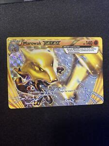 Pokemon Marowak Break Xy Breakthrough Ultra Rare Near