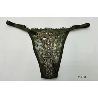 Kit C Calcinhas Tailandesa Sexy Fio Dental Lingerie Renda Shopee Brasil